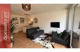 Immobilie mieten in Wettinerstraße, 40547 Oberkassel, Stilvoll möbliertes Apartment mit Balkon und Fußbodenheizung in begehrter Lage von Oberkassel