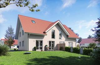 Haus kaufen in 86946 Vilgertshofen, MIT bewilligter KFW - FÖRDERUNG! Große DHH mit Grundstück - ALLES aus EINER HAND!
