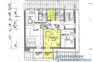 Wohnung mieten in 94447 Plattling, Möbliertes DG-Zimmer mit Kochnische zentrumsnah in Plattling