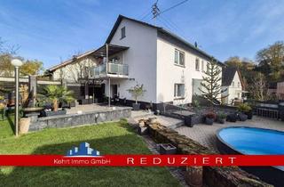 Haus kaufen in 67734 Katzweiler, Katzweiler - Großzügiges Wohnen für zwei Generationen: Poolbereich mit Poolbar und barrierefreiem EG