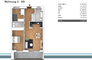 Wohnung kaufen in 92648 Vohenstrauß, Vohenstrauß - Supermoderne geräumige Stadtwohnung 3 Neubau