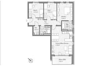 Wohnung kaufen in Annelies Kupper Allee, 85540 Haar, Reine Kapitalanlage: 4-Zimmer-Wohnung mit Balkon + 60 % Rabatt auf Wunschküche