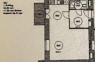 Wohnung kaufen in Wartenburgstraße, 10963 Kreuzberg, Friedrichshain- Kreuzberg! wunderschöne 1 Zimmer- Wohnung ca. 36,34 qm mit Balkon