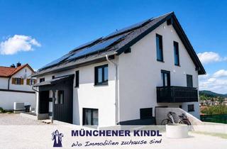 Wohnung kaufen in 82380 Peißenberg, KfW-Neubau-Maisonette mit Galerie, Sichtdachstuhl & Weitblick ins Voralpenland
