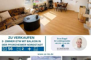 Wohnung kaufen in 75177 Nordstadt, Modernisierte 2 Zi-ETW mit Balkon