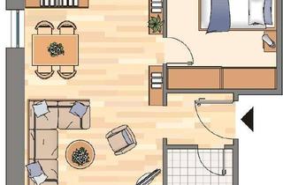 Sozialwohnungen mieten in Hänselweg 24, 44339 Dortmund, 2-Zimmer-Wohnung in Dortmund Kemminghausen (WBS erforderlich)