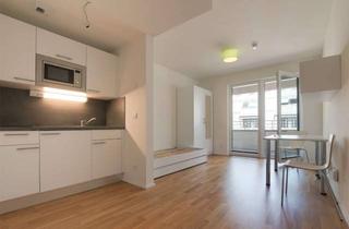 Wohnung mieten in Weilburger Str. 29, 60326 Gallus, Möbliertes 1-Zimmer-Apartment mit Skyline-Blick und Dachgarten