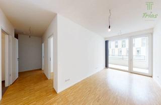 Wohnung mieten in Annemarie-Renger-Straße 1k, 55130 Weisenau, Ideal für das HomeOffice! Clever geschnittene 3-Zimmer-Wohnung mit großzügiger Loggia!