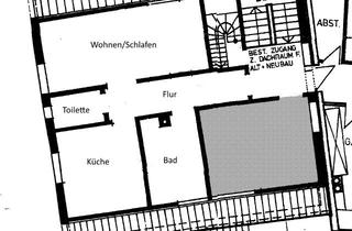 Wohnung mieten in 89231 Neu-Ulm, Gutgelegene, Teilmöblierte 1-Zimmer-DG-Wohnung zur Miete in Neu-Ulm Offenhausen