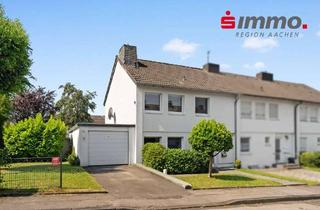 Haus kaufen in 52223 Stolberg, Modernisiertes Reihenendhaus mit hochwertiger Einbauküche, Traumgarten und Garage in ruhiger und bel