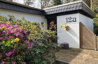 Doppelhaushälfte kaufen in 21220 Seevetal, Split-Level Bungalow als Doppelhaushälfte auf großem Waldgrundstück in Seevetal-Maschen Horst