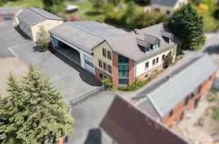 Gewerbeimmobilie kaufen in 08468 Reichenbach, Repräsentatives Gewerbeanwesen mit Bürogebäude, Werkstatthalle und Lagerhalle