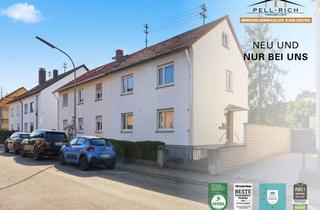 Doppelhaushälfte kaufen in 76149 Karlsruhe, ZWEIFACH STARK: Vermietetes ZFH mit großem Grundstück und Entwicklungspotenzial in KA-Neureut
