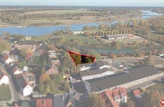 Grundstück zu kaufen in Cokturhof, 39218 Schönebeck, PROVISIONSFREI! 1.390m² Baugrundstück an der Elbe |2-3 geschossig bebaubar| Schönebeck bei Magdeburg