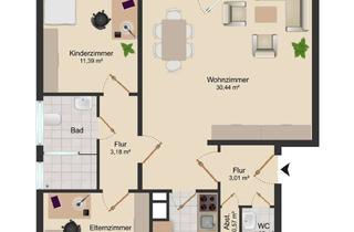 Wohnung kaufen in 33609 Innenstadt, 3-Zimmer-Wohnung in Bielefeld – komplett renoviert mit Tiefgaragenstellplatz-PROVISIONSFREI
