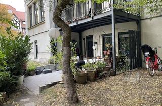 Wohnung kaufen in 01099 Radeberger Vorstadt, Charmante Wohnung mit Terrasse, Sondernutzungsrecht am Garten zwei Bädern und Stellplatz im belie...