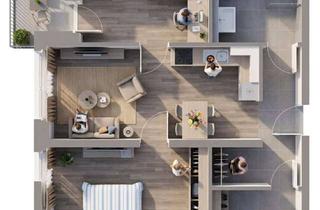 Wohnung kaufen in 26127 Bürgerfelde, VORSCHAU | Dachgeschoss-Wohnung mit 3 Zimmer, Abstellraum und Balkon in OL - Bürgerfelde