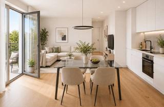 Wohnung kaufen in 73765 Neuhausen, Provisionsfrei: 2 Zimmer-Neubauwohnung mit Balkon++KFW 55 Förderung möglich