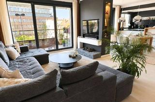 Penthouse kaufen in 20359 St. Pauli, Viel Licht * viel Platz * 234 m² Maisonette-Penthouse *3 Balkone * 4 Schlafzimmer *