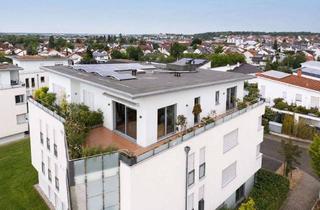 Penthouse kaufen in 69168 Wiesloch, Traumhaftes Penthouse - zwei Terrassen, viel Licht, barrierearm und maximale Lebensqualität