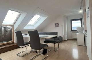 Wohnung mieten in Am Galgenberg 122, 73037 Göppingen, Möblierte 2,5-Zimmer-Dachgeschosswohnung mit Klimaanlage, Dachterrasse und Weitblick ab 01.10.