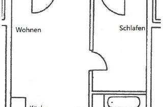 Wohnung mieten in Hinschenfelder Stücken 2a, 22047 Wandsbek, Ruhige 2-Raum-Wohnung mit Balkon in Hamburg-Wandsbek