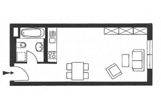 Wohnung mieten in Carl-Behrens-Straße 13, 01728 Bannewitz, TOP Angebunden 1-Zimmer-Apartment mit Tiefgaragenstellplatz