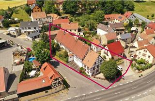 Haus kaufen in 01561 Ebersbach, Seltenes Fachwerkhaus bei Radeburg, viel Platz zur Eigennutzung + 3 Wohnungen (voll vermietet)