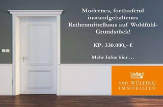 Haus kaufen in 23617 Stockelsdorf, Modernes, fortlaufend instandgehaltenes Reihenmittelhaus auf Wohlfühl-Grundstück!