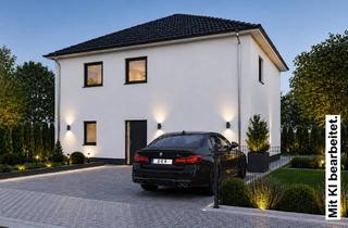 Villa kaufen in 33790 Halle, Neubau mit Grundstück, geplante Stadtvilla mit Bodenplatte, ruhige Innenstadtlage, A+, PV, massiv