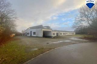 Gewerbeimmobilie kaufen in 32369 Rahden, ca. 2000 m² Halle + ca. 400m² Büroräume + ca. 12.500m2 Gewerbegebiet Rampe Lager Büro