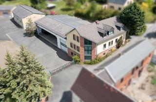 Gewerbeimmobilie kaufen in 08468 Reichenbach, Repräsentatives Gewerbeanwesen mit Bürogebäude, Werkstatthalle und Lagerhalle