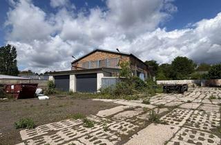 Gewerbeimmobilie kaufen in 39116 Sudenburg, Gewerbegrundstück mit Lagerhalle und großzügigen Freiflächen in Magdeburg-Sudenburg