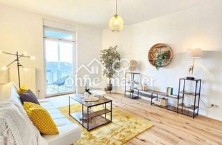 Wohnung kaufen in Skylineblick, 60388 Frankfurt, Über Frankfurts Dächern: 4-Zimmer-ETW mit Skylineblick, Balkon & Einbauküche – provisionsfrei