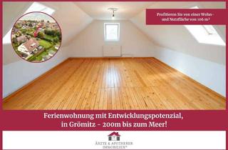 Wohnung kaufen in 23743 Grömitz, Ferienwohnung mit Entwicklungspotenzial, 200m bis zum Meer!