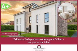 Wohnung kaufen in 24376 Kappeln, Exklusive Dachgeschosswohnung mit Balkon - nur 500 m zur Schlei