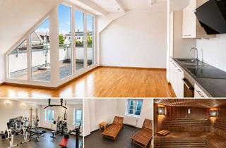 Wohnung kaufen in Ferdinand-Magellan-Straße 36, 14089 Kladow, Bezugsfrei in Berlin-Kladow: 3-Zimmer-DG mit Dachterrasse, Sauna und Fitnessbereich