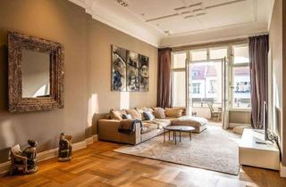Wohnung kaufen in Knesebeckstraße 76, 10623 Charlottenburg, Jugendstil-Maisonette am Savignyplatz – 6 Zimmer, 260 m², Dachterrasse