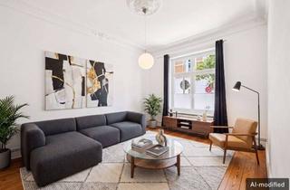 Wohnung kaufen in 21029 Bergedorf, Hohe Decken, charmante Holzdielen und Stuck - Willkommen zuhause!
