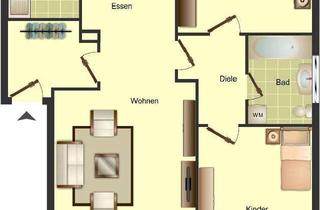 Wohnung mieten in Otto-Hahn-Straße 14, 42897 Remscheid, Demnächst frei! 3-Zimmer-Wohnung am Hackenberg