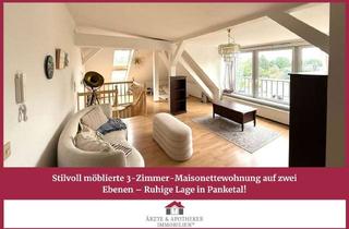 Wohnung mieten in 16341 Panketal, Stilvoll möblierte 3-Zimmer-Maisonettewohnung auf zwei Ebenen – Ruhige Lage in Panketal!