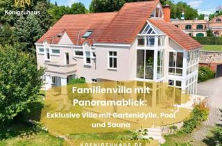 Villa kaufen in 06632 Freyburg, Familienvilla mit Panoramablick: Exklusive Villa mit Gartenidylle, Pool und Sauna