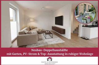 Haus mieten in 21680 Stade, Neubau-Doppelhaushälfte mit Garten, PV-Strom & Top-Ausstattung in ruhiger Wohnlage