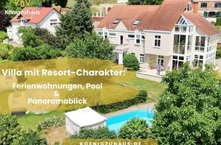 Anlageobjekt in 06632 Freyburg, Villa mit Resort-Charakter: Ferienwohnungen, Pool & Panoramablick