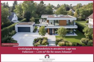Grundstück zu kaufen in 14612 Falkensee, Großzügiges Baugrundstück in attraktiver Lage von Falkensee – 1.270 m² für Ihr neues Zuhause!