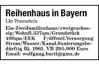 Reihenhaus kaufen in 83278 Traunstein, Reihenhaus - Lkr. Traunstein