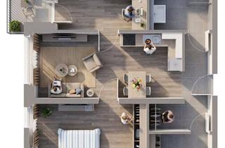 Wohnung kaufen in 26127 Oldenburg, TIPP | Dachgeschoss-Wohnung mit 3 Zimmer, Abstellraum und Balkon mit Senioren-Service in OL - Bürgerfelde