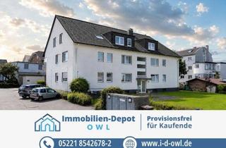Wohnung kaufen in 32545 Bad Oeynhausen, Ruhig und zentral: 2,5-Zimmer-ETW mit Südsüdostbalkon sowie Stellplatz