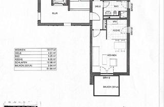 Wohnung kaufen in 14513 Teltow, Neuwertige 2-Raum-Wohnung mit Balkon und Einbauküche in Teltow