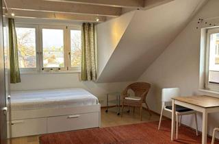 Wohnung mieten in 79100 Wiehre, Befristet bis 28.02.2027.: Möbliertes Dachstudio Nähe Johanneskirche